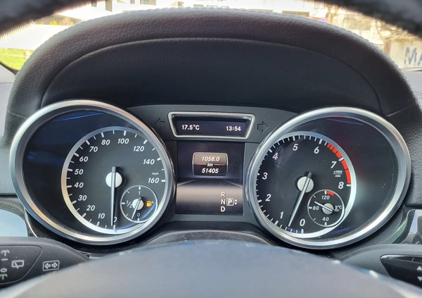 Mercedes-Benz GL cena 124900 przebieg: 51405, rok produkcji 2015 z Warszawa małe 781